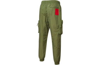 PUMA x ATTEMPT Crossover Casual Drawstring Woven Long Pants Green