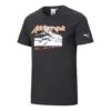 PUMA x Attempt Crossover Casual Short Sleeve Couple Style Black