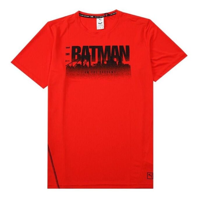 PUMA x Batman Performance Graphic Tee “Red”