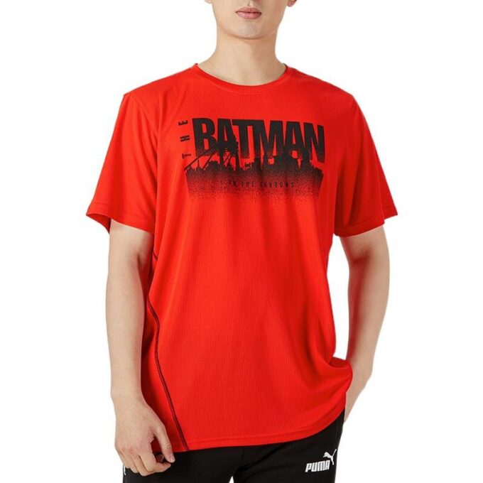 PUMA x Batman Performance Graphic Tee “Red”