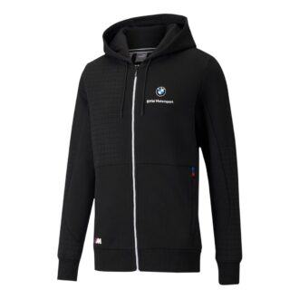 PUMA x BMW M Motorsport Regular Fit Full-Zip Regular Fit Hoodie “Black White”