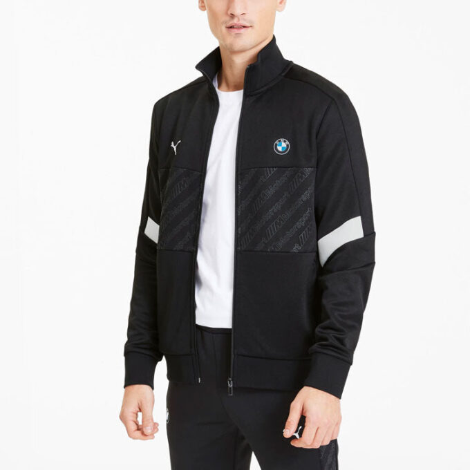PUMA x BMW Motorsports Track Jacket “Black White”