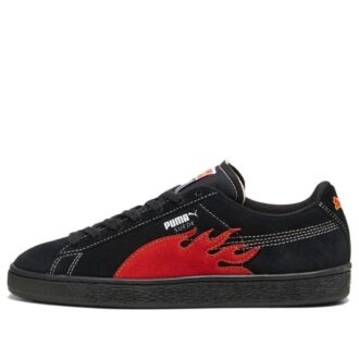 PUMA x Butter Goods Suede Classic Shoes “Black Red”