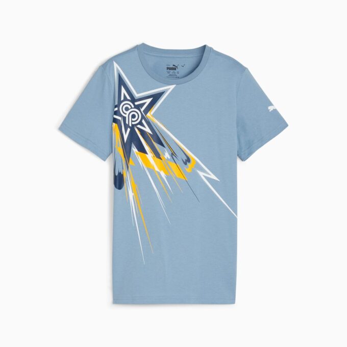 PUMA x CHRISTIAN PULISIC Big Kids’ Soccer Logo Tee PUMA x CHRISTIAN PULISIC Big Kids’ Soccer Logo Tee