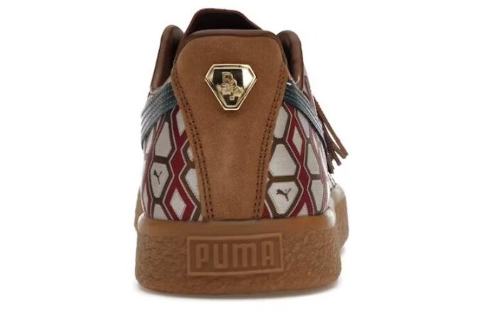 PUMA x Dapper Dan Clyde Vintage “Pre-Game Runway – Brown”