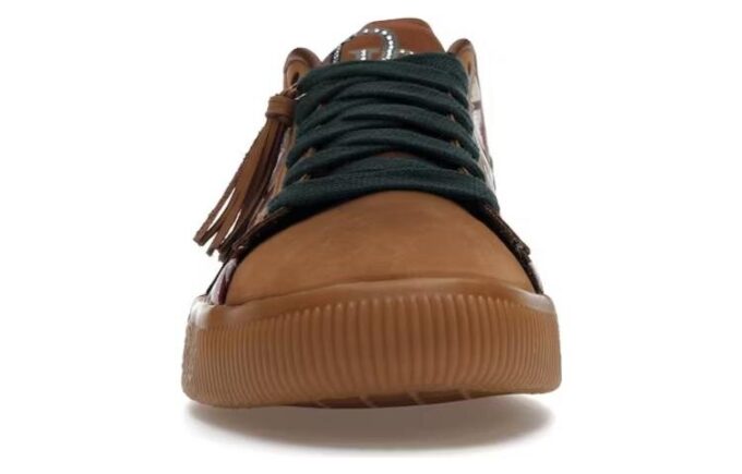 PUMA x Dapper Dan Clyde Vintage “Pre-Game Runway – Brown”