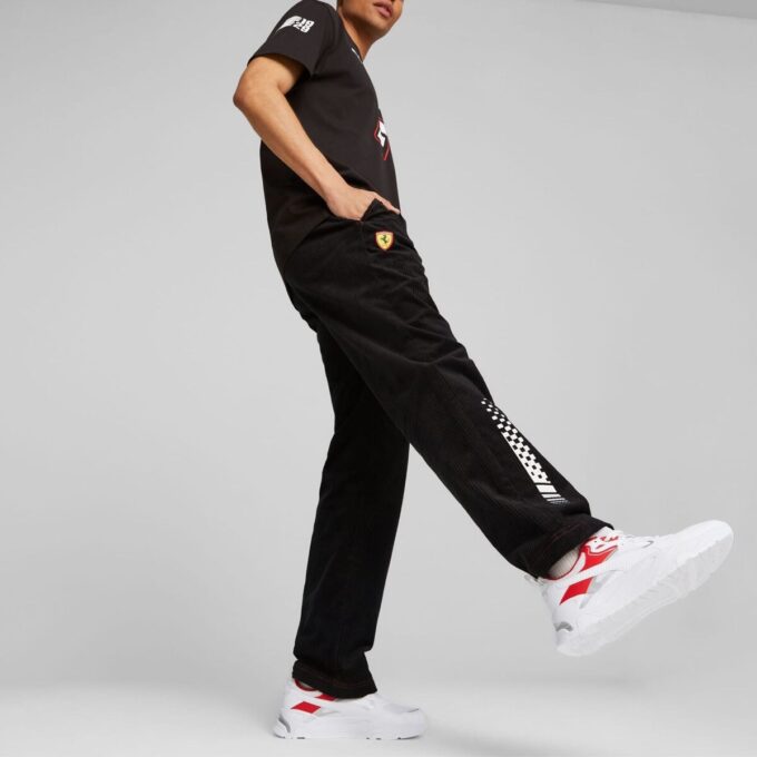 PUMA x Ferrari Race Garage Crew Mens Pants Logo