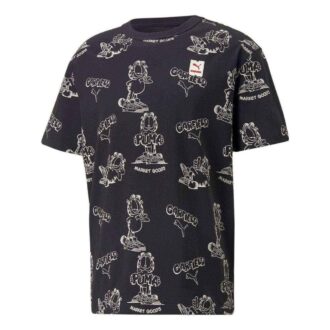 PUMA x GARFIELD Printed Tee “Black”