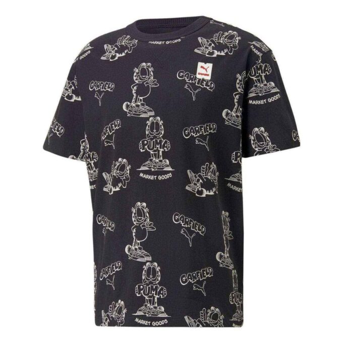 PUMA x GARFIELD Printed Tee “Black”