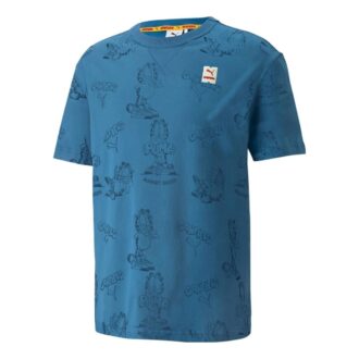 PUMA x GARFIELD Printed Tee “Vallarta Blue”
