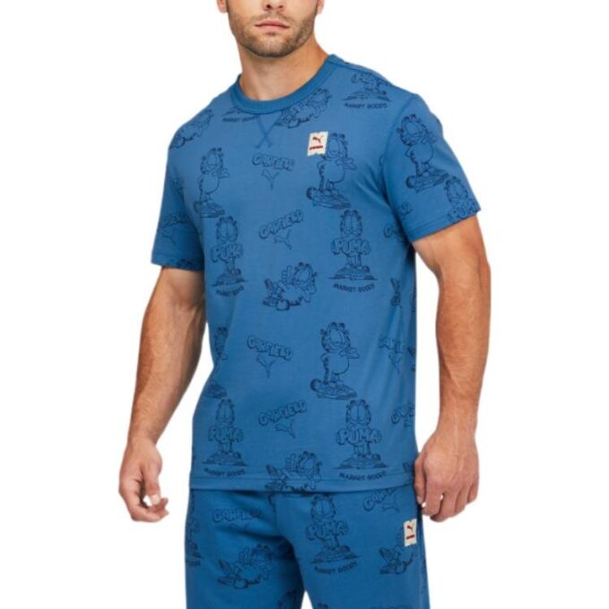 PUMA x GARFIELD Printed Tee “Vallarta Blue”