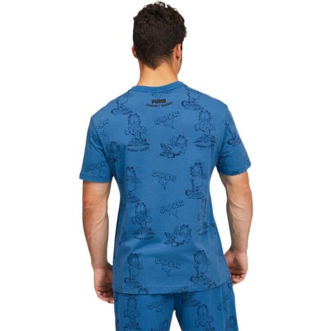 PUMA x GARFIELD Printed Tee “Vallarta Blue”