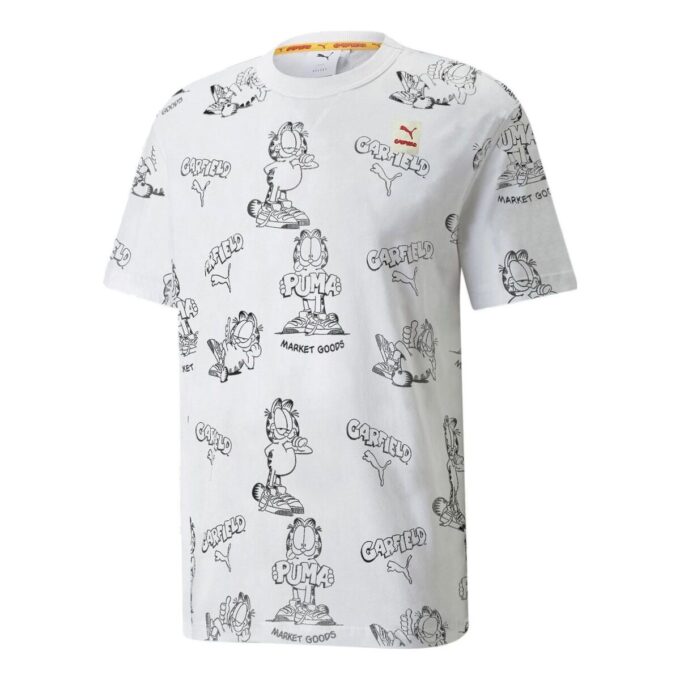 PUMA x GARFIELD Printed Tee “White”