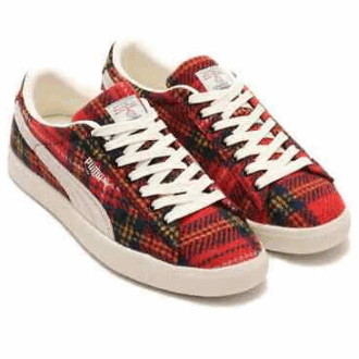 PUMA x Harris Tweed Suede Vintage “Tartan Red”