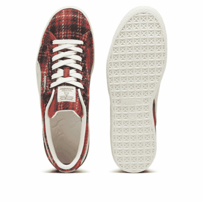 PUMA x Harris Tweed Suede Vintage “Tartan Red”