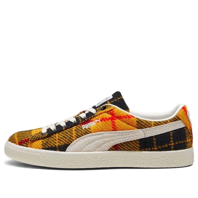 PUMA x Harris Tweed Suede Vintage “Tartan Yellow”