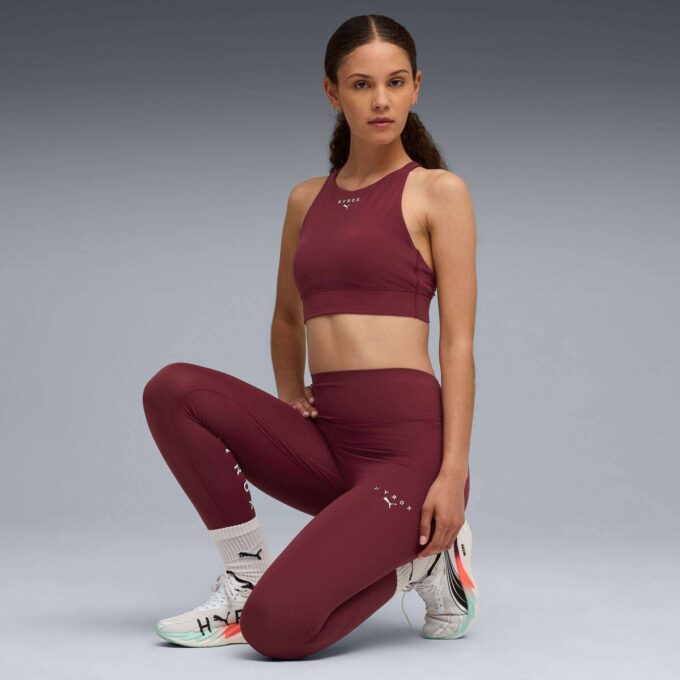 PUMA x HYROX Shapeluxe High Neck Women Moisture Wicking, Mid Impact Sports Bra PUMA x HYROX Shapeluxe High Neck Women Moisture Wicking, Mid Impact Sports Bra