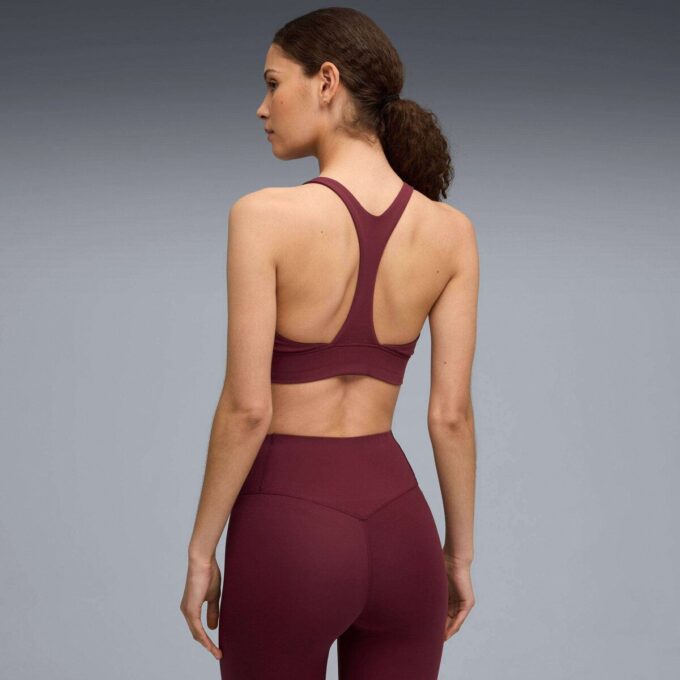 PUMA x HYROX Shapeluxe High Neck Women Moisture Wicking, Mid Impact Sports Bra PUMA x HYROX Shapeluxe High Neck Women Moisture Wicking, Mid Impact Sports Bra