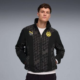 PUMA x KIDSUPER Borussia Dortmund Men Reversible Soccer Windbreaker