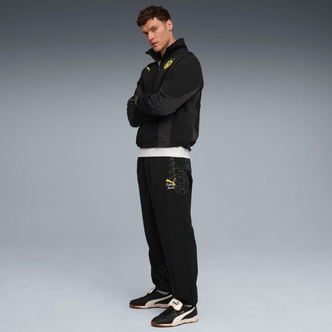 PUMA x KIDSUPER Borussia Dortmund Men Reversible Soccer Windbreaker PUMA x KIDSUPER Borussia Dortmund Men Reversible Soccer Windbreaker