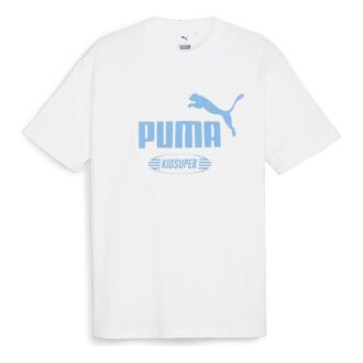 PUMA x KidSuper Graphic T-Shirt “White Blue”