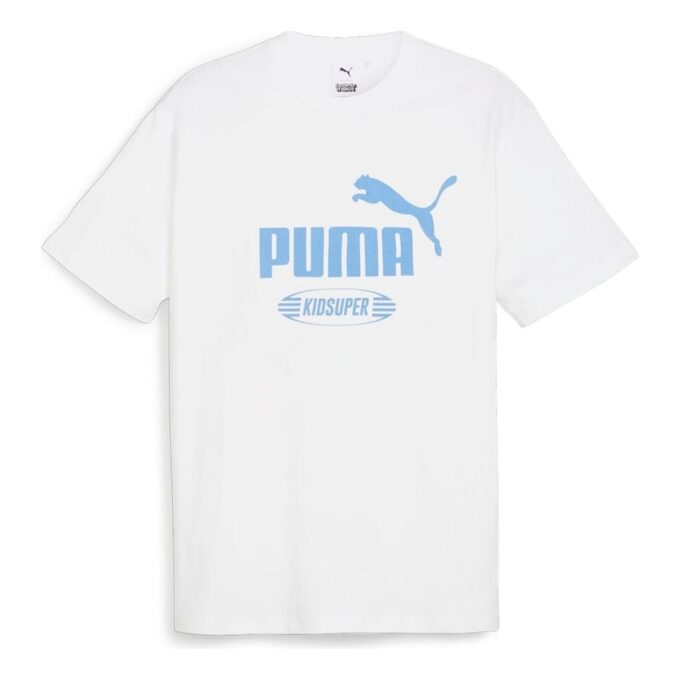 PUMA x KidSuper Graphic T-Shirt “White Blue”