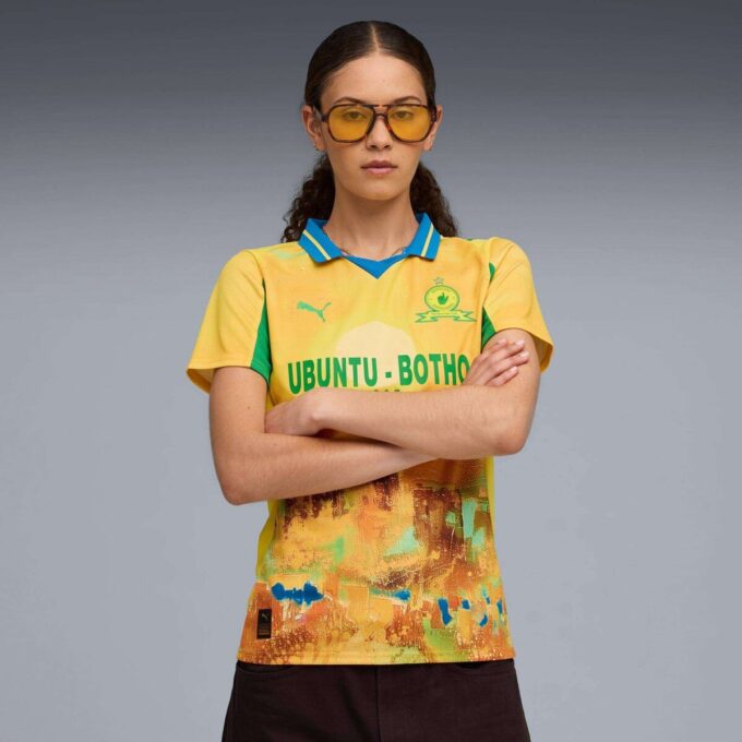 PUMA x KIDSUPER Mamelodi Sundowns Replica Women Soccer Jersey PUMA x KIDSUPER Mamelodi Sundowns Replica Women Soccer Jersey