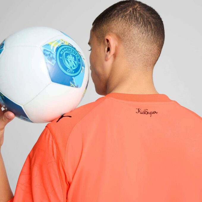 PUMA x KIDSUPER Manchester City Authentic Men Soccer Jersey PUMA x KIDSUPER Manchester City Authentic Men Soccer Jersey