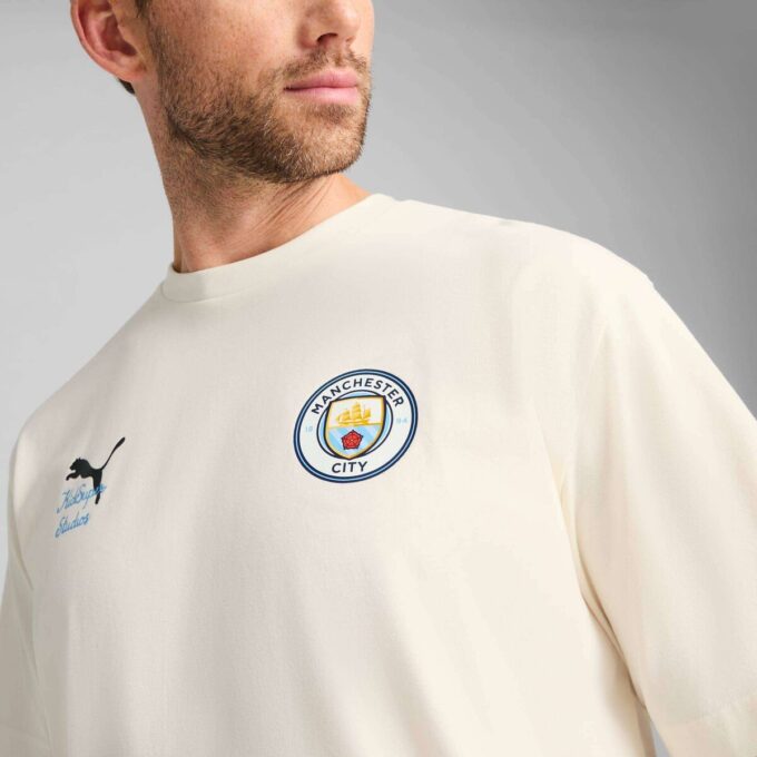 PUMA x KIDSUPER Manchester City Men Soccer Tee PUMA x KIDSUPER Manchester City Men Soccer Tee