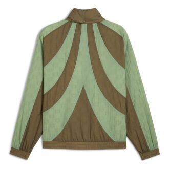 PUMA x KIDSUPER Relaxed-Fit Windbreaker Jacket “Dusty Green”