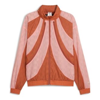 PUMA x KIDSUPER Relaxed-Fit Windbreaker Jacket “Pink Fruit”