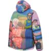 PUMA x Kidsuper Studio Printed Puffer Down Jacket “Blue Red Green Purple”
