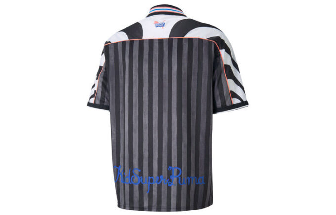 PUMA x KS JERSEY Stripe Splicing Short Sleeve polo Black