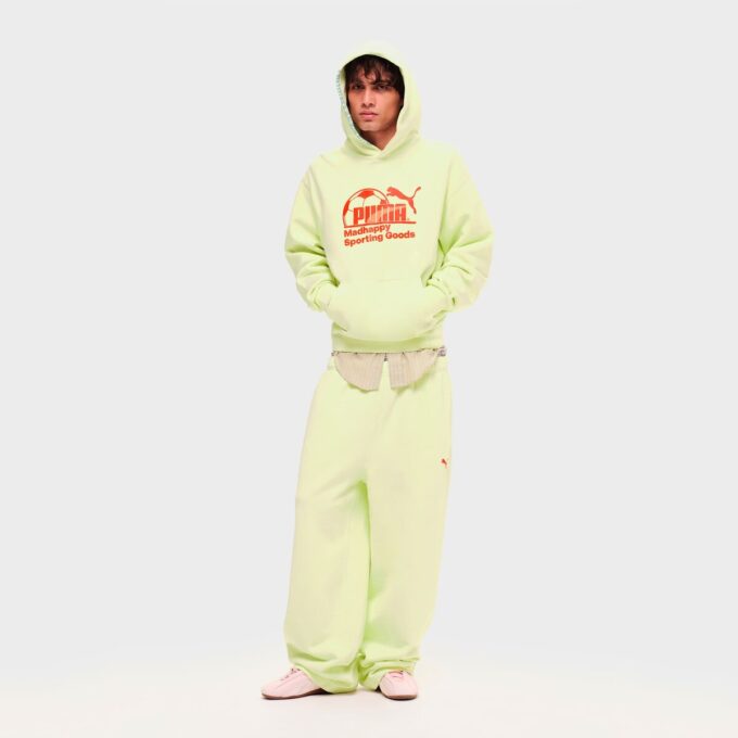 PUMA x MADHAPPY Fleece Straight Leg Sweatpants PUMA x MADHAPPY Fleece Straight Leg Sweatpants