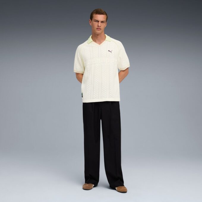 PUMA x MADHAPPY Knit Polo Shirt PUMA x MADHAPPY Knit Polo Shirt