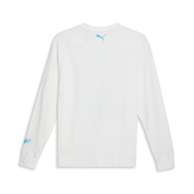 PUMA x MELO Blue Hive Long Sleeve Basketball T-shirt “White”