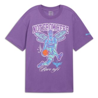 PUMA x Melo Charlotte Basketball T-shirt “Purple”