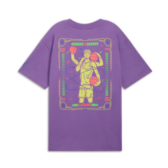 PUMA x Melo Spark Basketball T-shirt “Purple”
