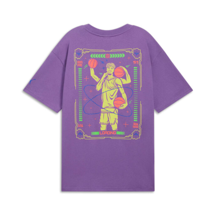 PUMA x Melo Spark Basketball T-shirt “Purple”