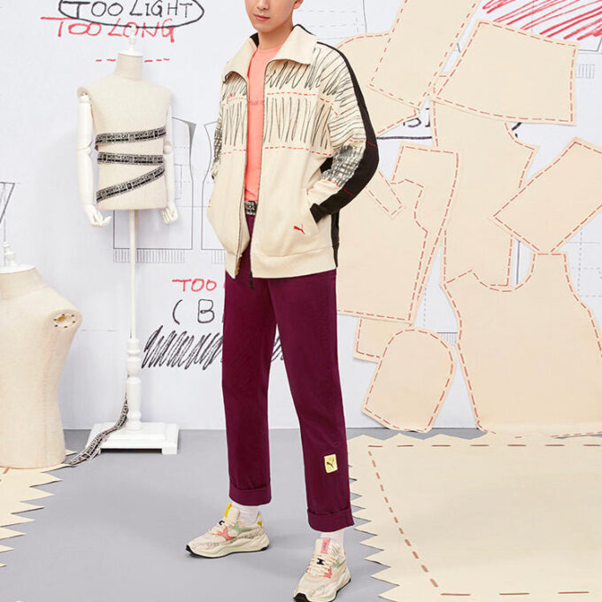 PUMA x Michael Lau Two Face FZ Track Jacket “Beige”