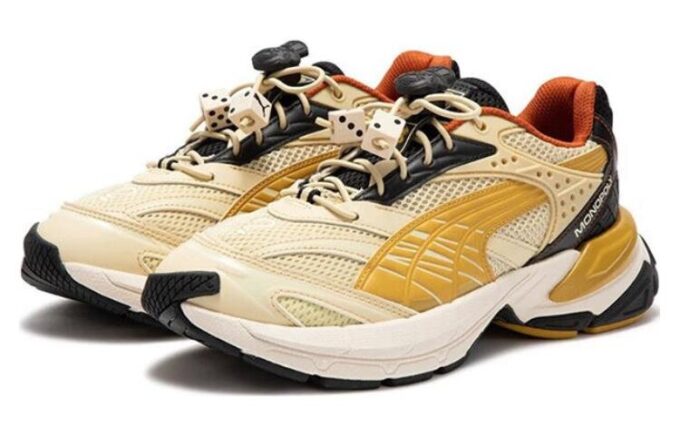 PUMA x Monopoly Staffonly Sneakers “Beige Yellow Black”