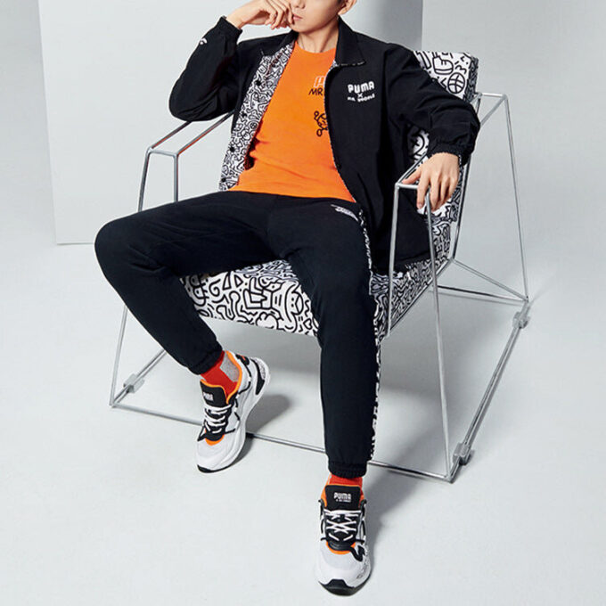 PUMA x Mr Doodle Pants “Black White”