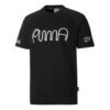 PUMA x Mr.Doodle Shirt Sleeve Crew T-Shirt “Black White”