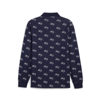PUMA x Noah Jacquard Polo Shirt “Navy”
