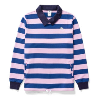 PUMA x Noah Striped Crew Sweater “Blue Pink”