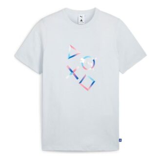 PUMA x PlayStation Graphic T-shirt “Silver Mist”