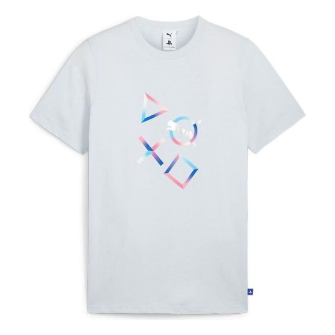 PUMA x PlayStation Graphic T-shirt “Silver Mist”