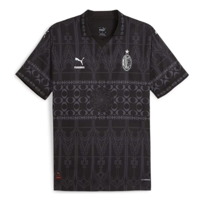 PUMA x PLEASURES AC Milan Authentic Football Jersey “Black”