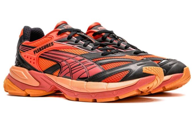 PUMA x PLEASURES Velophasis LAYERS “Cayenne Pepper Astro Red”