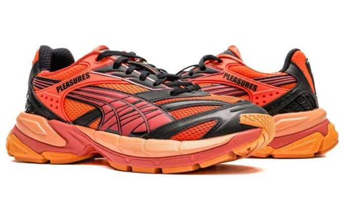 PUMA x PLEASURES Velophasis LAYERS “Cayenne Pepper Astro Red”